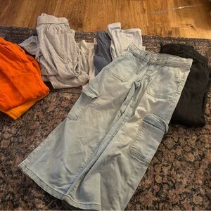 Light Blue Cargo Pants